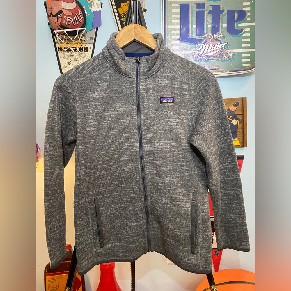 Patagonia Nickel Gray Better Sweater Fleece Jacket Womens XS/S Full Zip